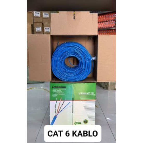 JAPANEX 25 AWG 305 METRE MAVİ CAT6 KABLO