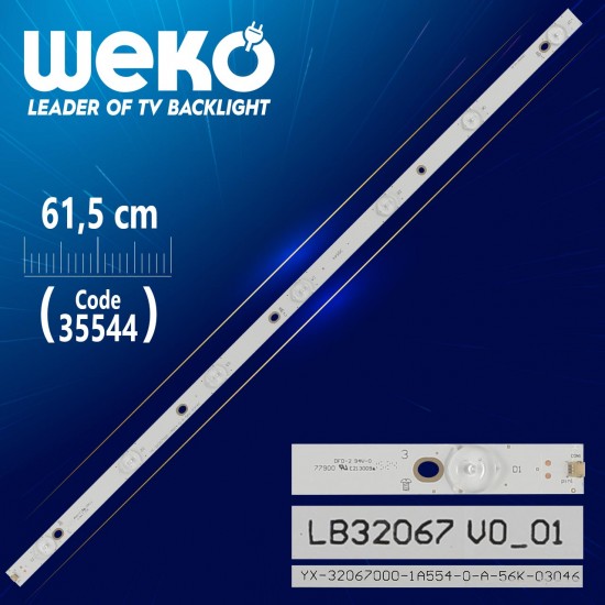 LB32067 V0_01 - YX-32067000-1A554-0-A-56K-03046 - 7 LEDLİ 61.5 CM - (WK-431)