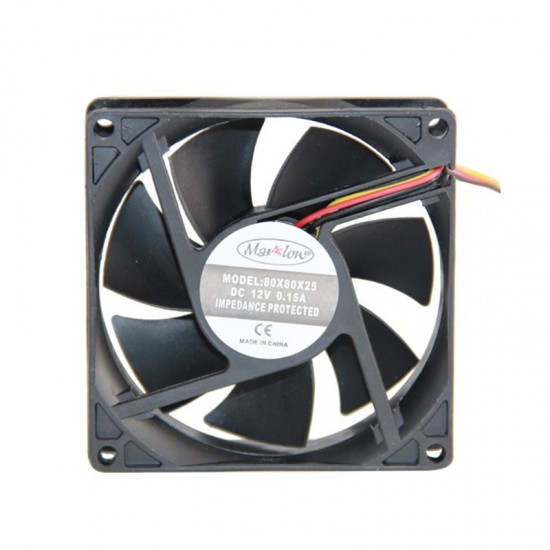 MARXLOW IC-216 FAN 80X80X25 MM 8X8 12 VOLT DC 0,15 A FAN