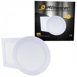 POWERMASTER 3 WATT SIVA ALTI 6500K BEYAZ YUVARLAK 70MM SLIM LED-ECO SPOT PANEL