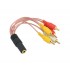 POWERMASTER 3.5 MM STEREO DİŞİ / 6 RCA ERKEK 5+1 KABLO