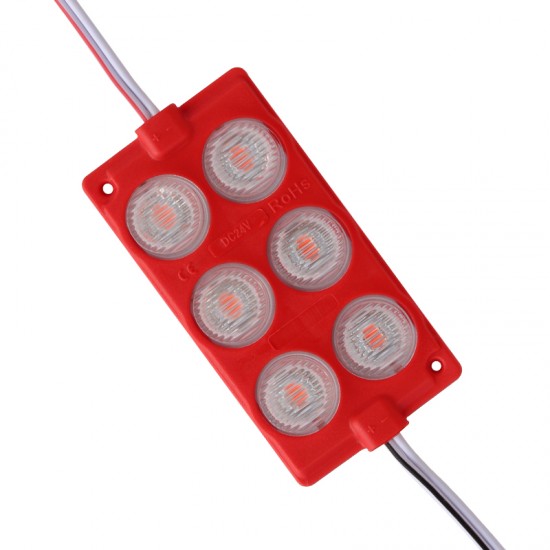 POWERMASTER KIRMIZI MODÜL LED 75*40 3030 24 VOLT 3 WATT