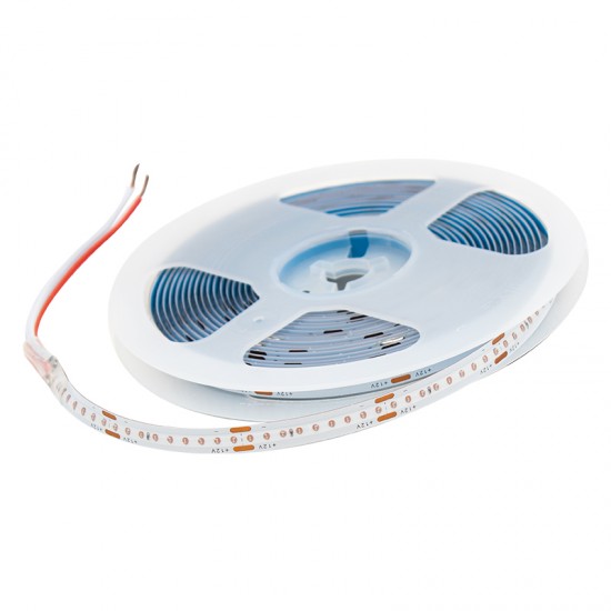 POWERMASTER MAVİ 5 METRE 12V COB ŞERİT LED STRIP 200 LED 3000K FOSFORLU