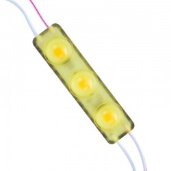 POWERMASTER MODÜL LED 12V 1.5W SARI YANIP SÖNEN PARLAK TEK RENK 2835 69 X 16 MM IP65 160-180LM 160 DERECE