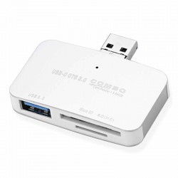 POWERMASTER USB-C OTG COMBO USB3.0 HUB+KART OKUYUCU 3IN1