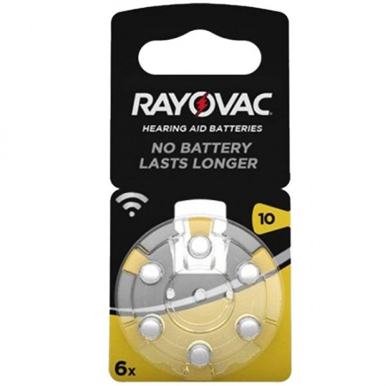 RAYOVAC 10 NO KULAKLIK PİLİ 6Lİ PAKET FİYAT