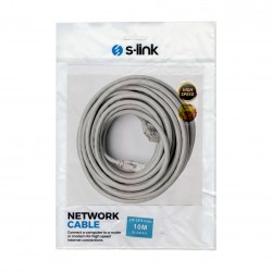 S-LINK SL-CAT610 GRİ CAT6 10 METRE KABLO