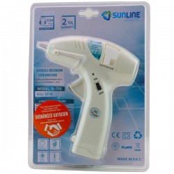 SUNLINE SL-703 10 W ŞARJLI PİLLİ SEYYAR SİLİKON TABANCASI