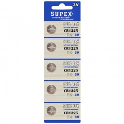 SUPEX CR1225 3 VOLT LİTYUM PİL 5Lİ PAKET FİYAT