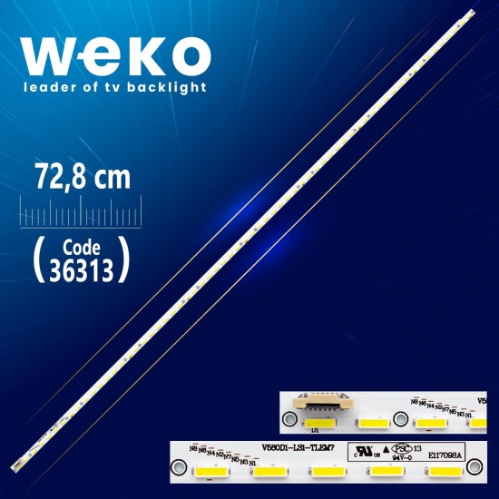 V580D1-LS1-TLEM7 72.8 CM 64 LEDLİ