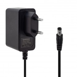 WEKO 12 VOLT - 1 AMPER 5.5*2.5 UÇLU PLASTİK KASA PRİZ TİP ADAPTÖR KUTUSUZ YERLİ ÜRETİM